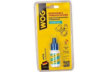 Фиксатор резьбы WOG разборный (синий) 9 мл