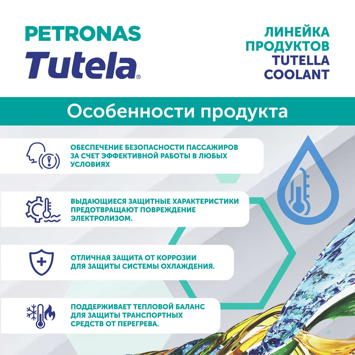PETRONAS Tutela Coolant LL-T концентрат 1л