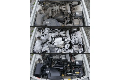 Пенный очиститель-кондиционер двигателя WOG 650 мл