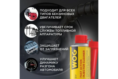 Очиститель инжекторов WOG 335 мл